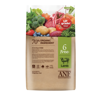 ANF - 6FREE - Thức ăn hạt hữu cơ cho chó vị cừu 2kg