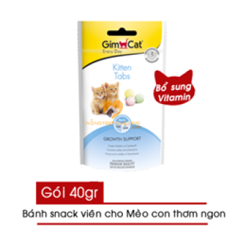 Gimborn Snack dạng viên bổ sung dinh dưỡng cho mèo con GimCat